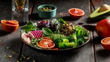 fruit and veggie platter