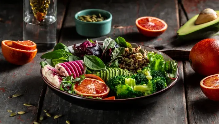 fruit and veggie platter
