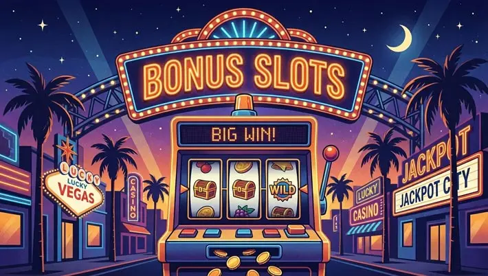 The word BONUS showing a slot below it