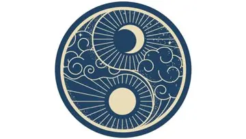 Chinese Yin and Yang principles of balance illustrated