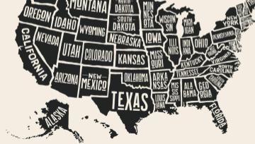 map of the United States  