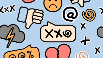 negative computer symbols