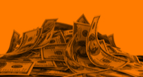 pile of dollar bills