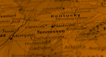 map of Tennessee